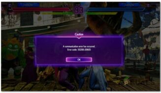 Street Fighter 6 Error Code 50200, Matchmaking Error, Connection